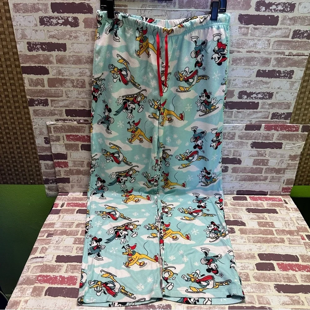 Disney  Carton Print Character Pajama Pants M - Picture 3 of 9